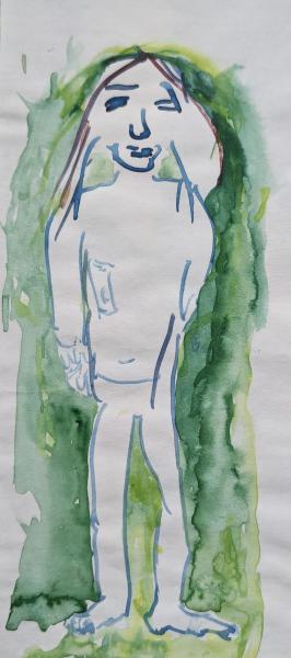 Thumbnail von 040Mann im Busch, Aquarell auf Papier, 04.2024, 40x30cm, 50€.jpg