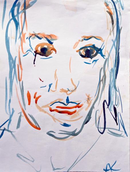 Thumbnail von 060 Portrait 17, Aquarell auf Papier, 04.2024, 40x30cm, 50€.jpg