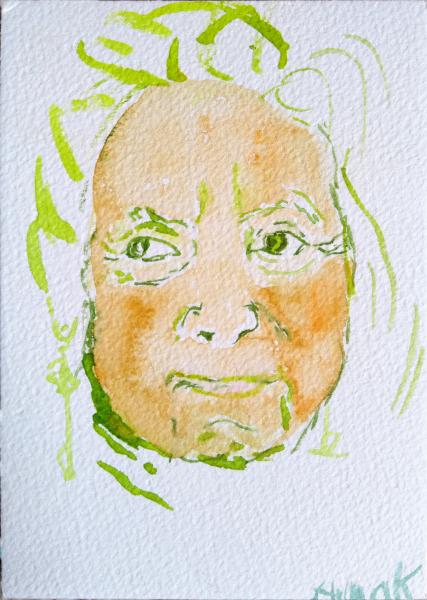 Thumbnail von 209 Schwiegermutter I, Aquarell auf Papier, 05.2018, A5, 200€.jpg