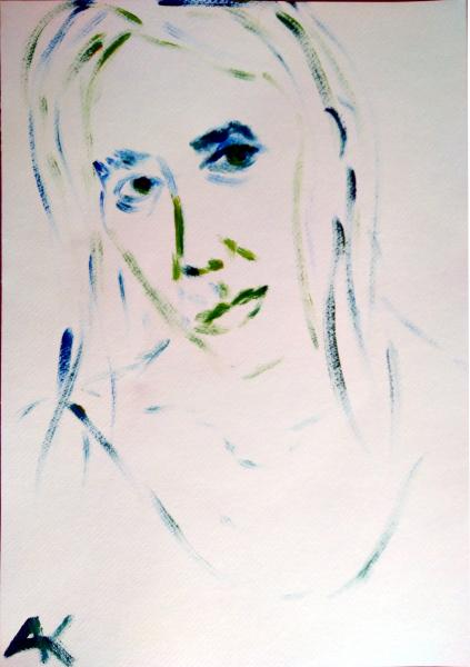 Thumbnail von 350 Selbstportrait V, Acryl auf Papier, 07.2018, 30x42cm, 800€.jpg