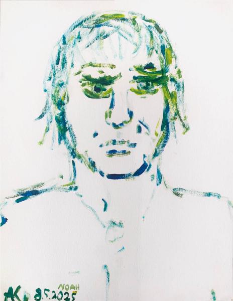 Thumbnail von Noah-Sohn, Acryl auf Papier, 2025, A3, 180€.jpg