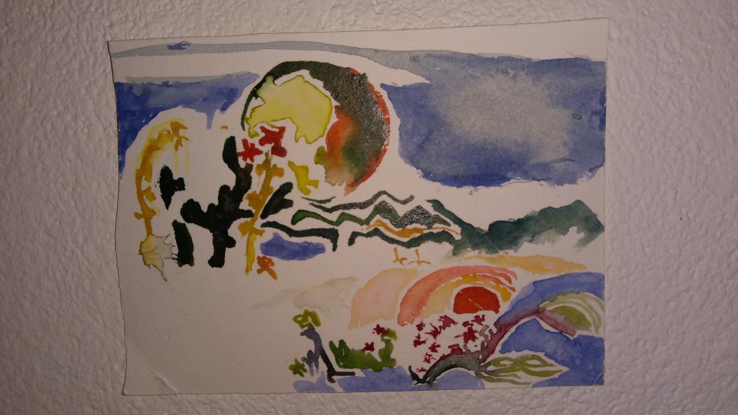 Thumbnail of 740 Fantasieland, Aquarell auf Papier, 09.2010, 20x10cm, 1250€.jpg